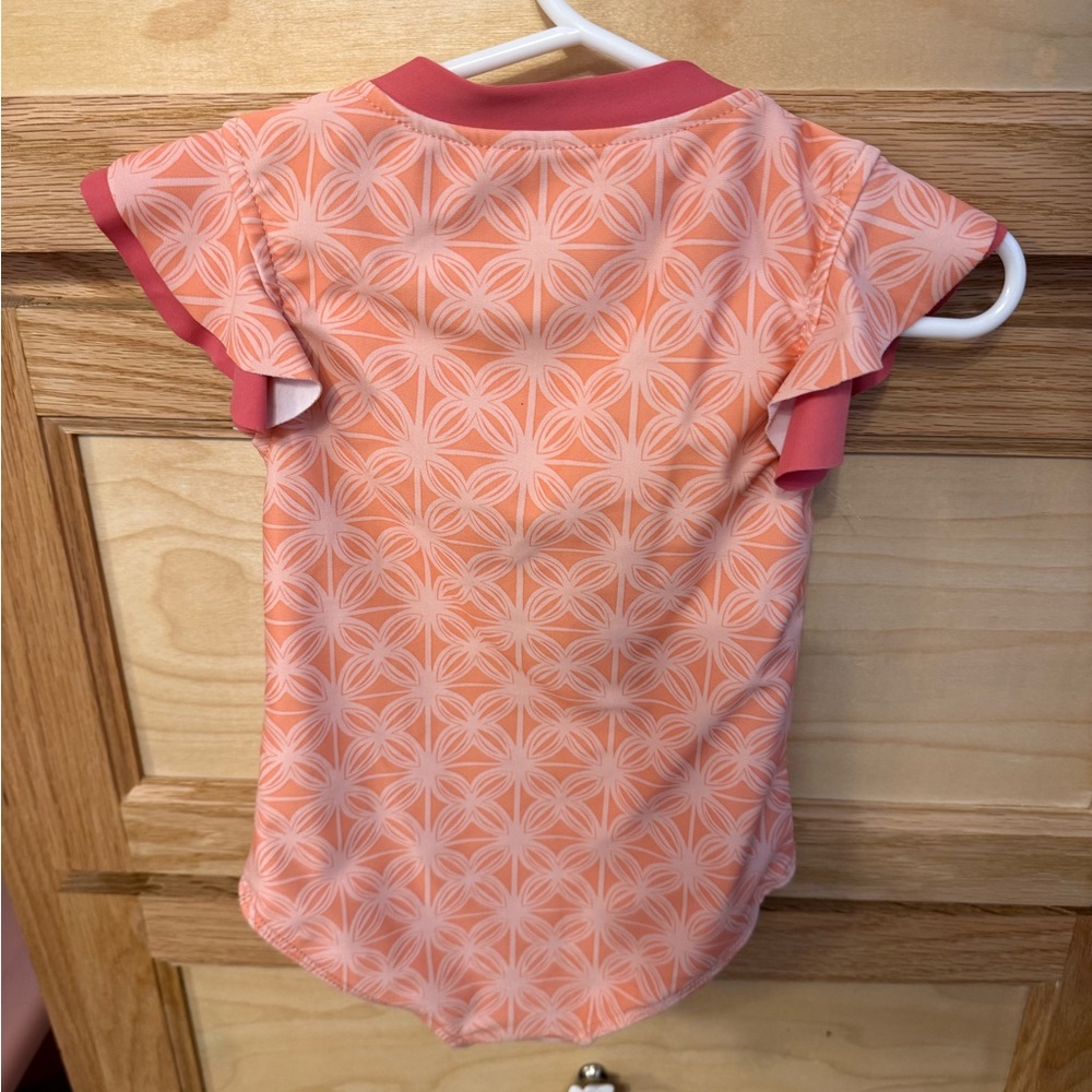 Disney Moana Princess Pink and White Swimsuit - Picture 3 of 3